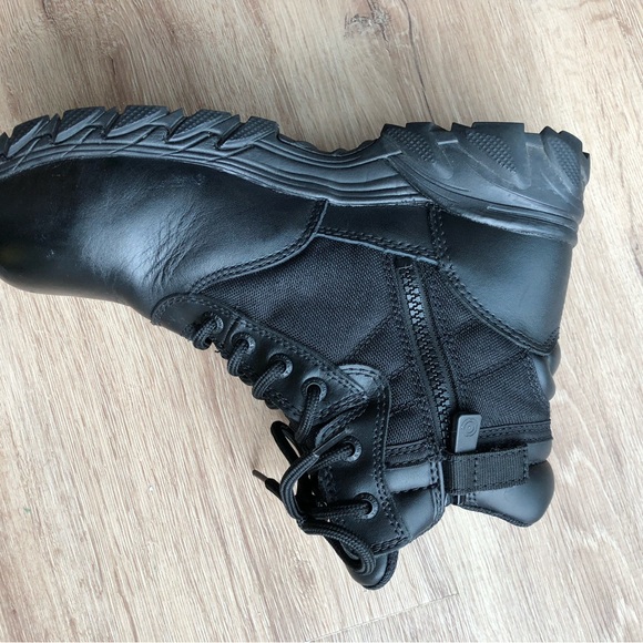 Men's Black Tactical Safety Boots - Picture 4 of 10